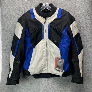 Speed and Strength Motorcycle Jacket Men’s M Black‎ Chain Reaction Textile NWT